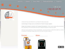 Tablet Screenshot of orangejuicer.com.au